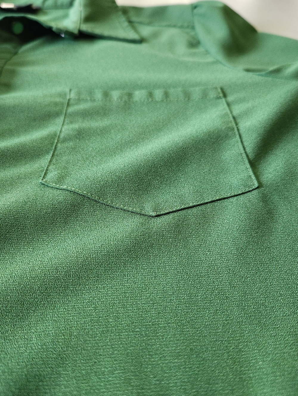 Tuckernuck Crepe Callahan Shirt Dress Emerald XXL Ruffle Pockets Flounce Hem - Picture 6 of 14